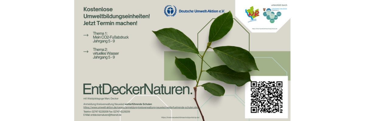 Plakat EntDeckerNaturen