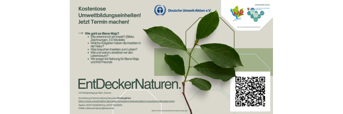 Plakat EntDeckerNaturen